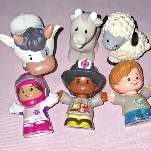 Little People Farm and Space Adventure Set Of 6 Figures